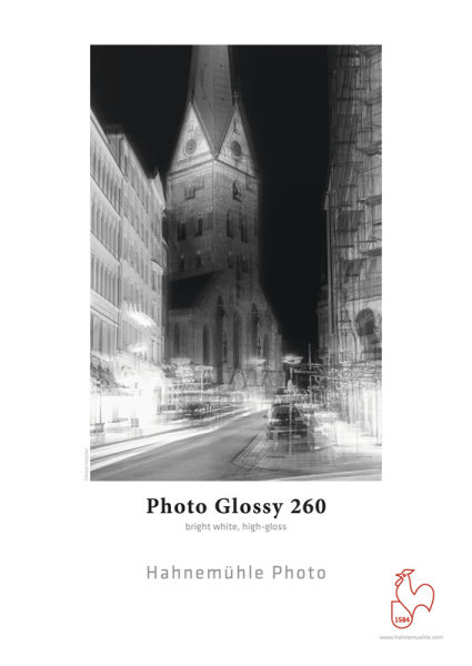 Hahnemühle Photo Glossy 260  1,118x30m 260gsm 1 Rolle 3 Zoll