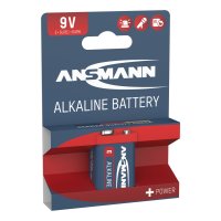 1 Ansmann Alkaline 9V-Block red-line               1515-0000