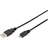 DIGITUS USB 2.0 Anschlusskabel Typ-A USB 2.0 kompatibel 1m