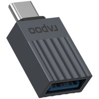 Rapoo USB-C Adapter grau USB-C auf USB-A