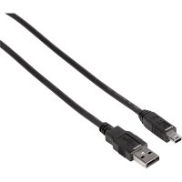 Hama USB 2.0 Kabel B5 Pin USB A - mini USB B schwarz 1,8m