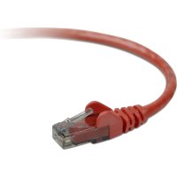 Belkin CAT 5 e Netzwerkkabel 0,5 m UTP rot Snagless