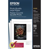 Epson Photo Quality Inkjet Paper A 4, 100 Blatt, 102 g...