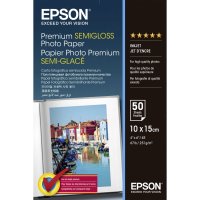 Epson Premium Semigloss Photo Paper 10x15, 50 Blatt 251 g