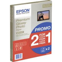 Epson Premium Glossy Photo Paper A 4, 2x 15 Bl., 255 g...