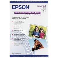 Epson Premium Glossy Photo Paper A 3+, 20 Blatt, 255 g...