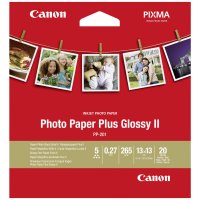 Canon PP-201 13x13 cm 20 Blatt Photo Paper Plus Glossy II...