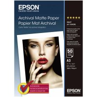 Epson Archival Matte Paper A 3, 50 Blatt, 189 g    S 041344