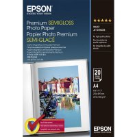 Epson Premium Semigloss Photo A 4, 251 g, 20 Blatt    S...