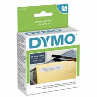 Dymo Rücksendeadress-Etiketten 25 x 54 mm weiss 500...