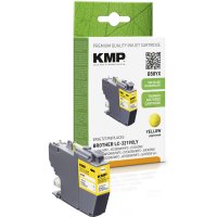 KMP B58YX Tintenpatrone yellow komp. mit Brother LC-3219XLY