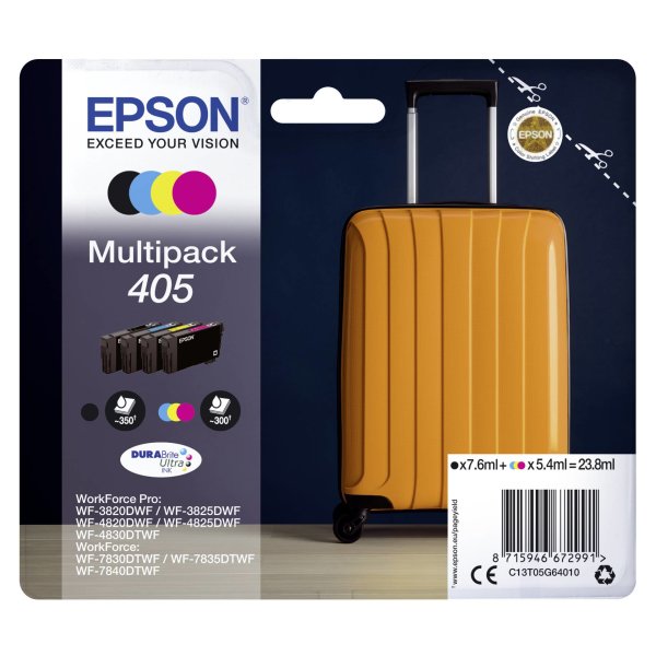 Epson DURABrite Ultra Multipack (4 Farben) 405            T 05G6