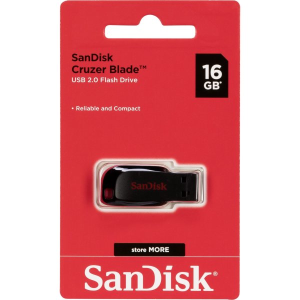 SanDisk Cruzer Blade        16GB SDCZ50-016G-B35