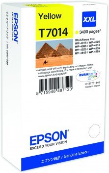 Epson Original Tintenpatrone T7014 yellow (C13T70144010) 3.400 Seiten