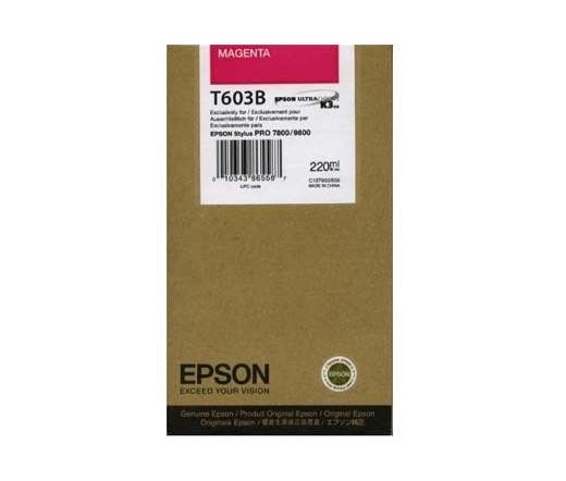 Tintenpatrone Magenta 220ml fÃƒÂ¼r Epson Stylus Pro 7800/9800