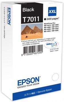 Epson Original Tintenpatrone T7011 schwarz (C13T70114010) 3.400 Seiten